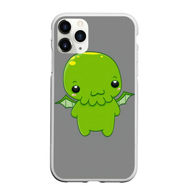 Чехол для iPhone 11 Pro матовый с принтом милый ктулху в Ханты-Майнсийске, Силикон |  | Тематика изображения на принте: лавкрафт | милые
