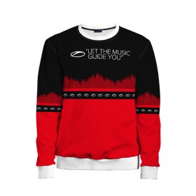 Детский свитшот 3D с принтом ASOT Let The Music Guide You в Ханты-Майнсийске, 100% полиэстер | свободная посадка, прямой крой, мягкая тканевая резинка на рукавах и понизу свитшота | a state of trance | a state of trance 950 | armin | armin van buuren | asot | asot 950 | let the music guide you | van buuren | армин | армин ван бюрен | ван бюрен