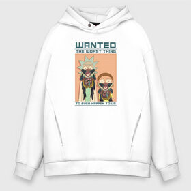 Мужское худи Oversize хлопок с принтом Рик и Морти Глорзо в Ханты-Майнсийске, френч-терри — 70% хлопок, 30% полиэстер. Мягкий теплый начес внутри —100% хлопок | боковые карманы, эластичные манжеты и нижняя кромка, капюшон на магнитной кнопке | adult swim | cartoon network | glorzo | rick and morty | to ever happen to us | vdsvar | глорзо | рик и морти