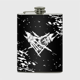 Фляга с принтом Velial Squad в Ханты-Майнсийске, металлический корпус | емкость 0,22 л, размер 125 х 94 мм. Виниловая наклейка запечатывается полностью | music | rap | russian rap | velial squad | балаклава | белый | велиал сквад | известные личности | музыка | музыканты | певцы | российский музыкальный коллектив | русский рэп | рэп | хип хоп | хорроркор группа | чёрный