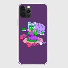Чехол для iPhone 12 Pro Max с принтом Space Babe в Ханты-Майнсийске, Силикон |  | Тематика изображения на принте: 51 | abduction | alien | area | babe | believe | circles | cow | crop | flying | galaxy | moon | saucer | ship | space | галтика | девушка | женщина | зона | корабль | корова | космическая | космос | круг | круги | летающая | луна | на | полях