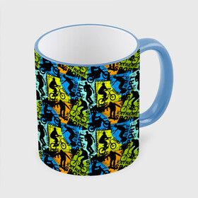 Кружка с полной запечаткой с принтом Extreme в Ханты-Майнсийске, керамика | ёмкость 330 мл | biker | bmx | extreme | motocros | motox | mx | racing | speed | байкер | велик | велокросс | велосипед | велосипедный спорт | велоспорт | гонки | горный велоспорт | железный конь | кросс | мотоспорт | скорость