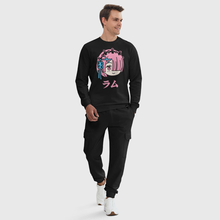 Мужской костюм хлопок Re:Zero, Рам фото