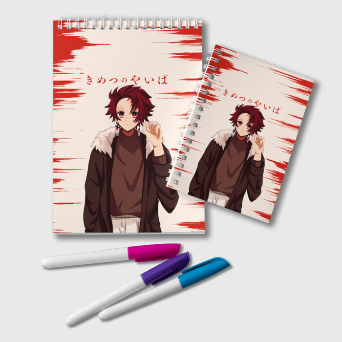 Блокнот Танджиро Камадо Kimetsu no Yaiba фото
