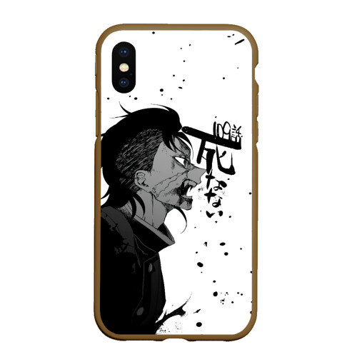 Чехол для iPhone XS Max матовый Генья Шинадзугава Kimetsu no Yaiba фото