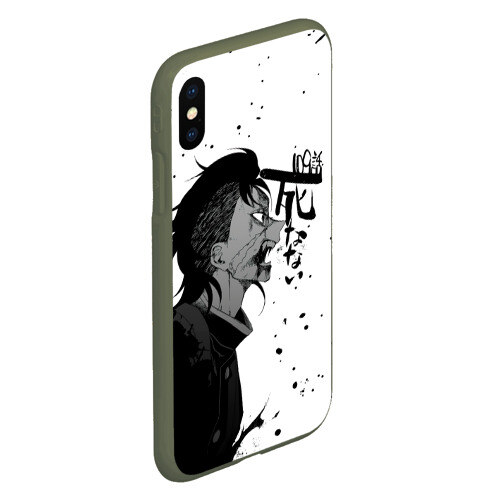 Чехол для iPhone XS Max матовый Генья Шинадзугава Kimetsu no Yaiba фото