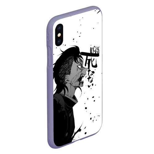 Чехол для iPhone XS Max матовый Генья Шинадзугава Kimetsu no Yaiba фото