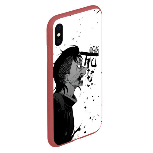 Чехол для iPhone XS Max матовый Генья Шинадзугава Kimetsu no Yaiba фото