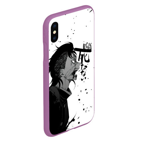 Чехол для iPhone XS Max матовый Генья Шинадзугава Kimetsu no Yaiba фото