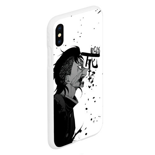 Чехол для iPhone XS Max матовый Генья Шинадзугава Kimetsu no Yaiba фото